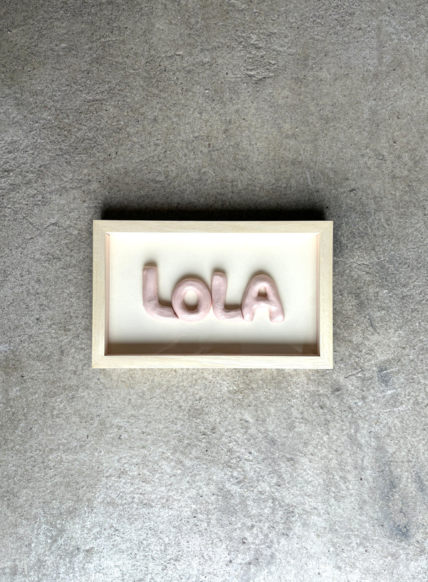 Personalised Name Frame